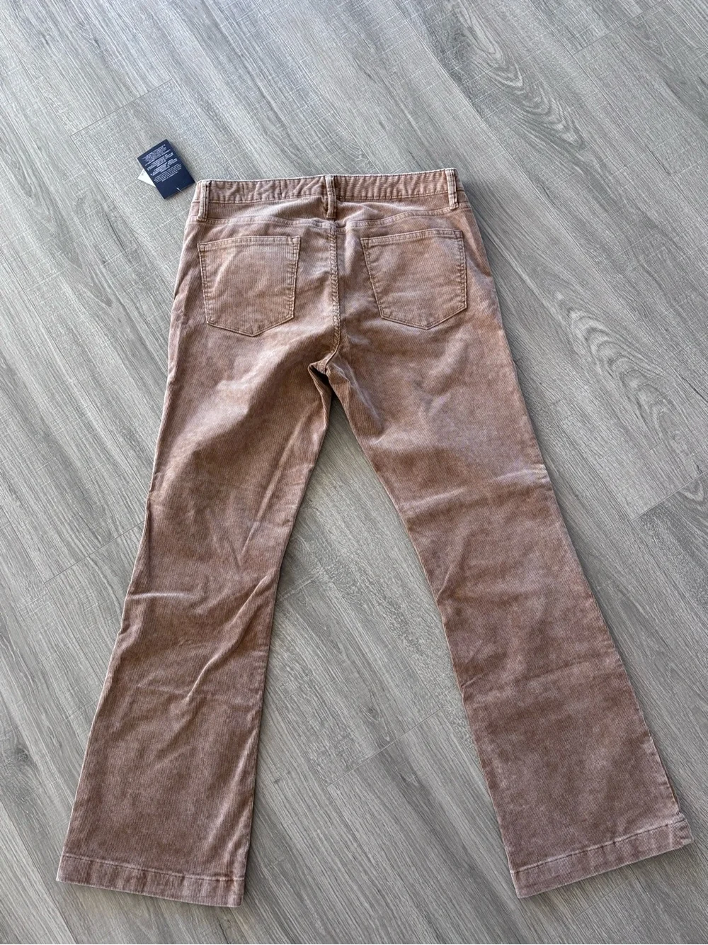 NWT brown GAP Corduroy Flare Pants women’s size 31/12 - Picture 2 of 4